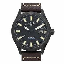 BALL Engineer Iii Carbolite NM3026C-L2CJ-BK Black Men's Used Watch #121024
