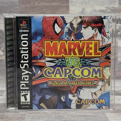 Sony PlayStation PS1 - Marvel vs Capcom - CIB Complete w/ Reg Card - Tested