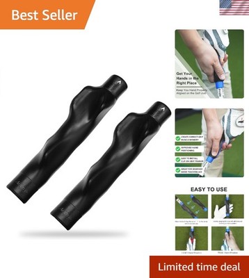 Universal Golf Grip Trainer - Perfect for Right and Left Handed Golfers (2 Pack)