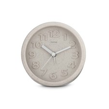 Hama Wecker Uhr Manuell Analog leise ohne Ticken 1x Alarmzeit 12 cm 3D-Ziffern