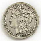 1880 CC Morgan Silver Dollar VAM 9 8 Over 7 Dash Carson City F Fine Key Variety