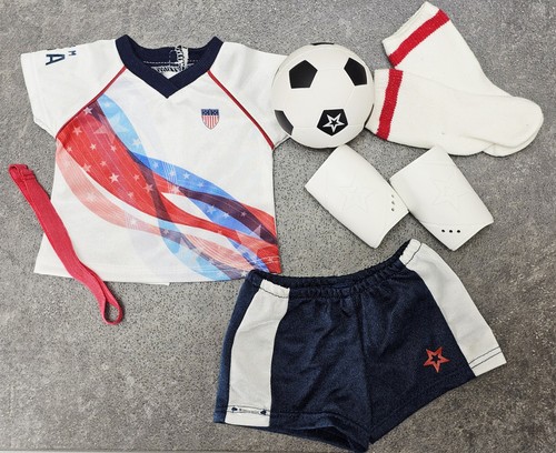 American Girl Doll Olympic Team USA Soccer Outfit - Nearly Complete Retired Set! - Picture 4 of 6