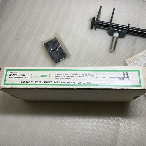 PanaVise Modell 366 breiter Öffnungskopf Schraubstock 6 Zoll Öffnung Hobby Elektronik Neu aus altem Lagerbestand * - Bild 9 von 12