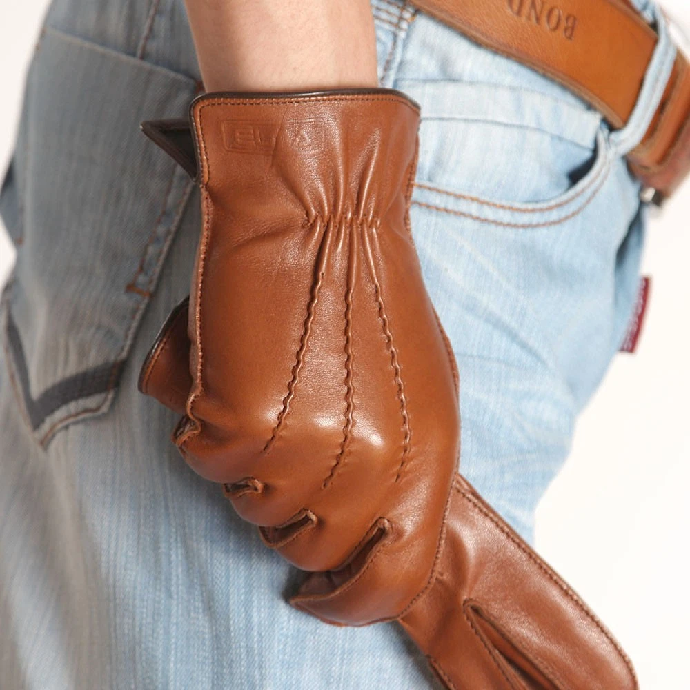 Mens Genuine Nappa Leather Warm Lined Gloves More Color On Sale #EM009
Opens in a new window or tab