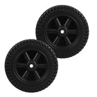  2pcs BBQ Grill Wheel Replacement Kit 6-Inch BBQ Wheels Grill Wheels Replacement