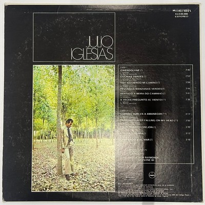 JULIO IGLESIAS - 1971 SELF TITLED - MEXICAN LP ALBUM , LATIN POP