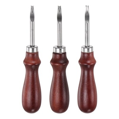 Leder Rand Abschrägwerkzeug 1,2 mm 1,4 mm Trimmer Holzschnitt Ledergriff