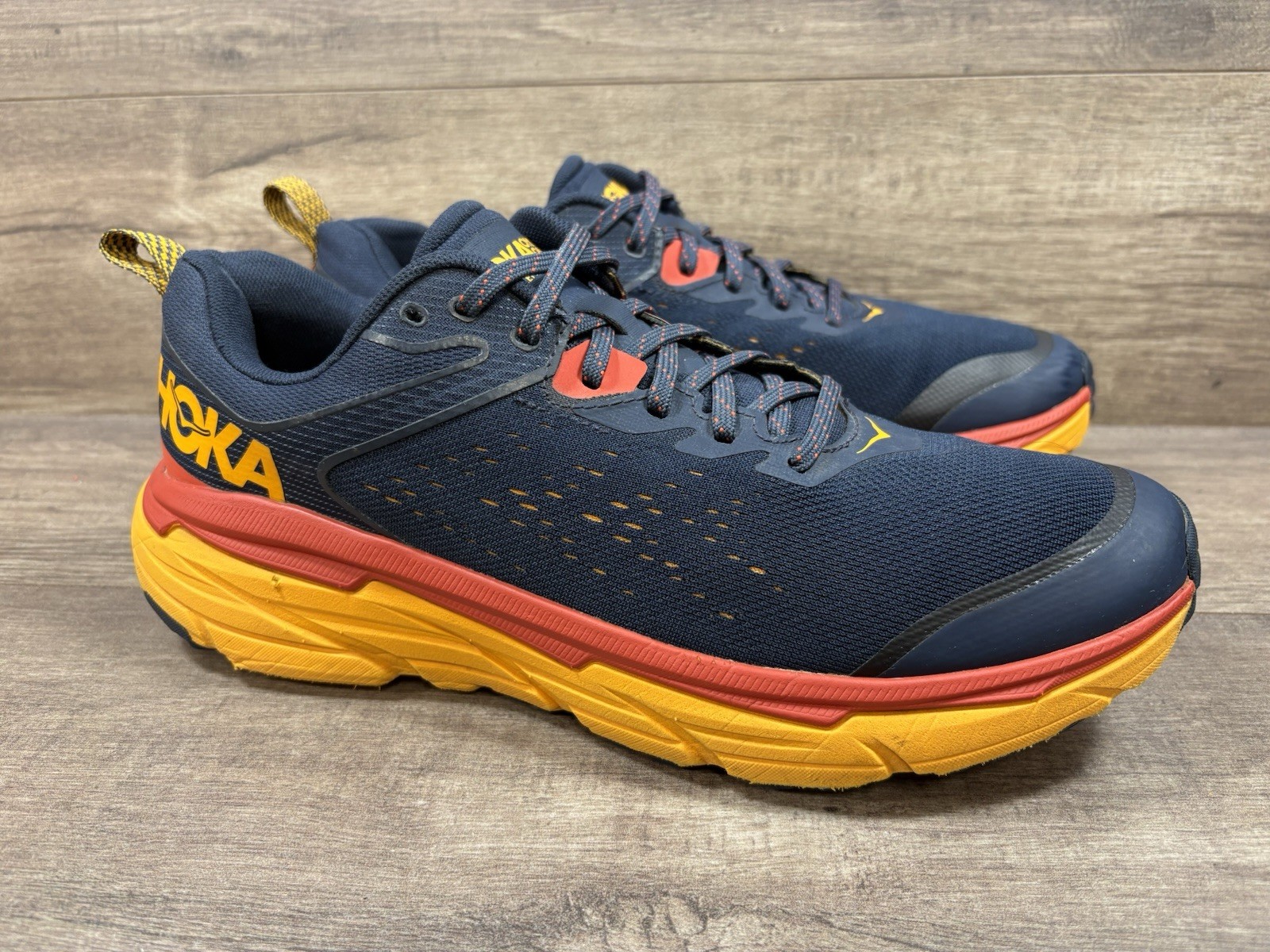 Hoka Challenger ATR 6 Trail Shoes 1106510OSRY Navy Orange Mens Size 10D See DESC thumbnail 13