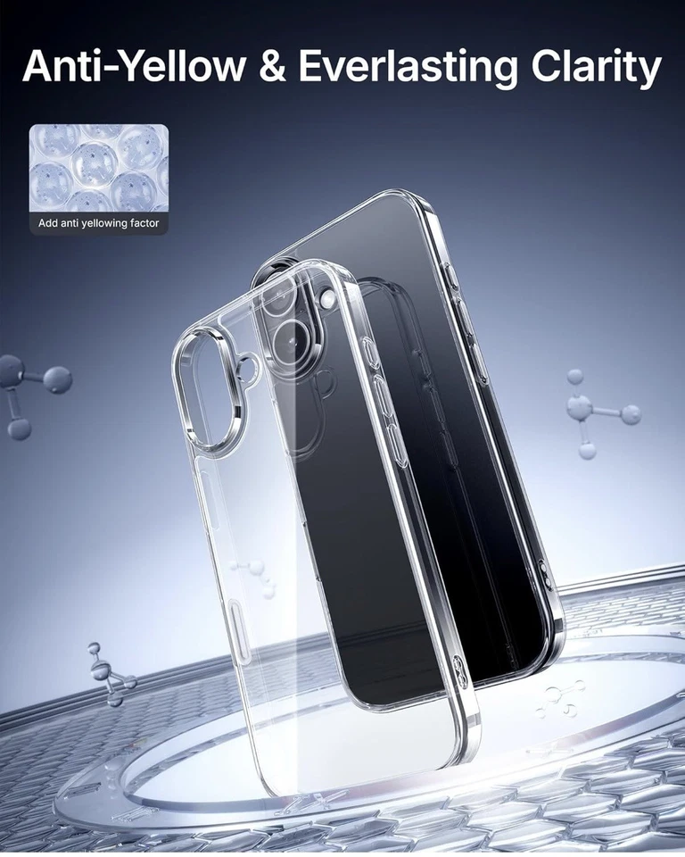 Case For iPhone 17 HD Clear Shockproof  Cover and Screen Protector  - Image 2 of 4