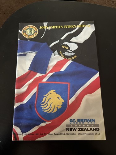 1993 Great Britain U21 v New Zealand U21 at Workington