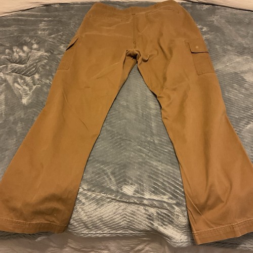 NUEVO CON ETIQUETAS-Roundtree & Yorke Pantalones cómodos elásticos de rendimiento para hombre-38x32-caqui - Imagen 5 de 5