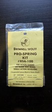 Brownell Wolff Pro-spring Kit Rsa-100 Ruger New Model Single Action Revolvers Brownell Wolff Pro-spring Kit Rsa-100 Ruger New Model Single Action Revolvers