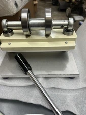 Hand Leather Cutting Machine Double Wheel Embossing Machine