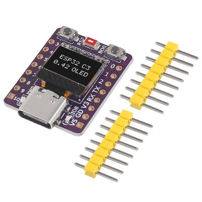 AITRIP 1PCS ESP32-C3 OLED Development Board Ceramic Antenna Mini