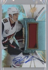 2016-17 UD SPX RC ROOKIES GOLD PATCH AUTO PARALLEL JAKOB CHYCHRUN /99 YOTES