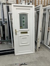 White UPVC Used Door
