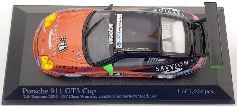 Copa Porsche 911 GT3 2005 24h Daytona Cup Minichamps escala 1/43 400 056271 Foto 4 de 4