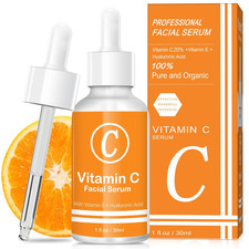 Vitamin C Serum for Face, 20 Vitamin C Brightening Serum with Hyaluronic Acid