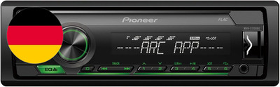 Pioneer MVH-S120UBG, 1DIN Autoradio Mit RDS, Grün, Halbe Einbautiefe, 4X50Watt, 