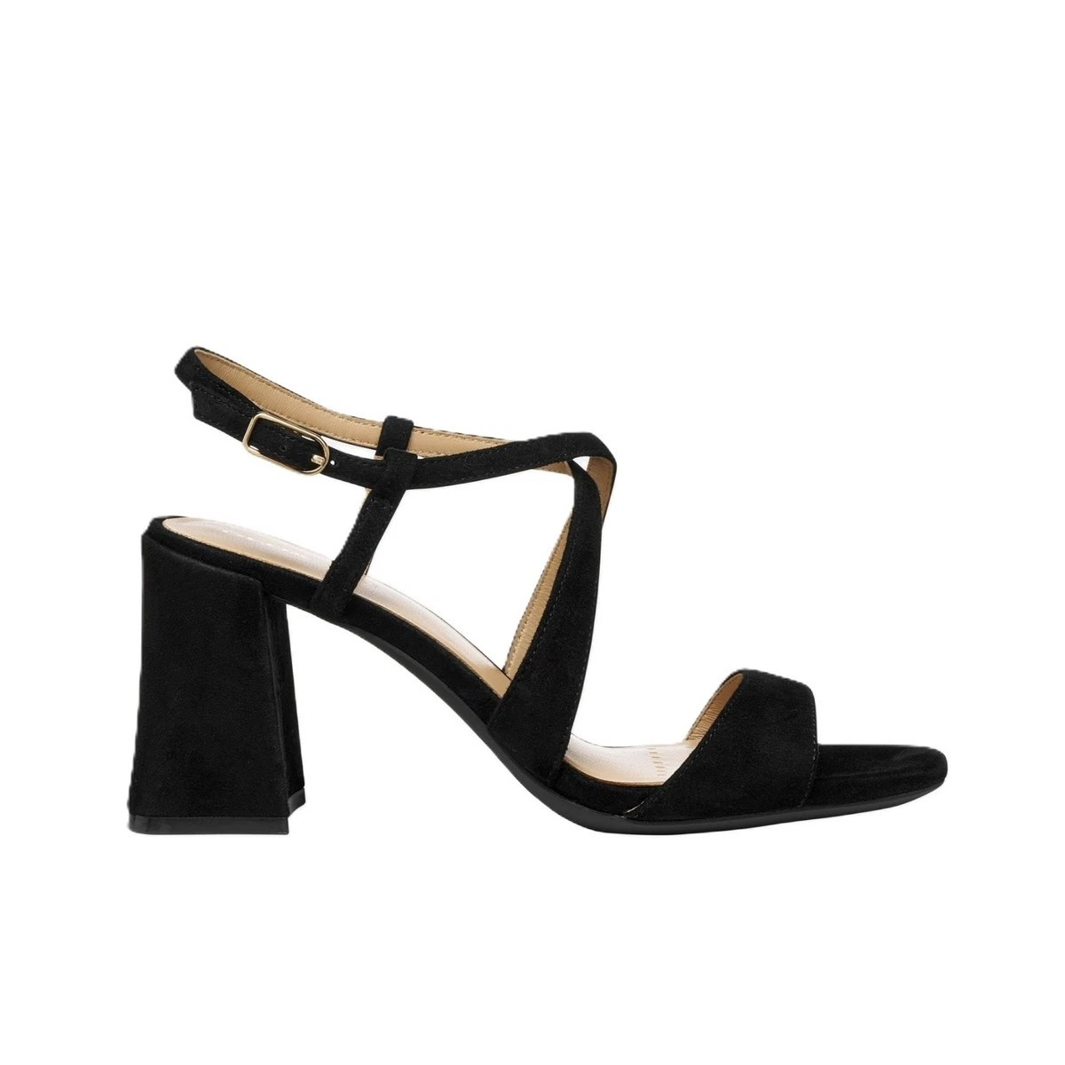 Geox Sandali Donna D Sandalo Vega A - Tecnologia Respira, Tacco Piatto, Larghezza Normale