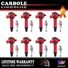 For 2001-2006 Lexus LS430 4.3L V8 Coil Packs and Spark Plugs High Performance