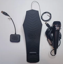 Guitar Hero Dongle, Kick Pedal, & Micriphone Replacement parts for PS3, XBOX360