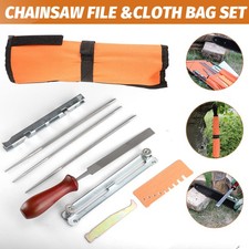 10x Chainsaw Sharpener Tool Kit File Gauge for Garden&Workshop Maintenance Tool