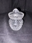 Vintage Waterford Crystal Alana Pattern Lidded Honey Pot/Jar