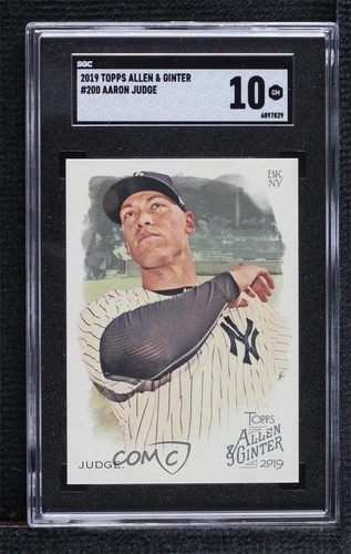 2019 Topps Allen & Ginter Aaron Judge #200 SGC 10 GEM - Picture 1 of 3