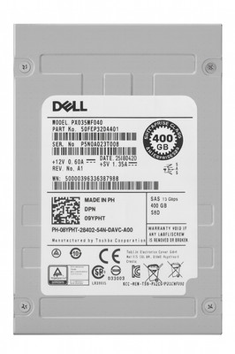 Dell 400GB SAS 12Gb/s 2.5'' SSD eMLC PX02SMF040 DP/N 09YPHT No Caddy