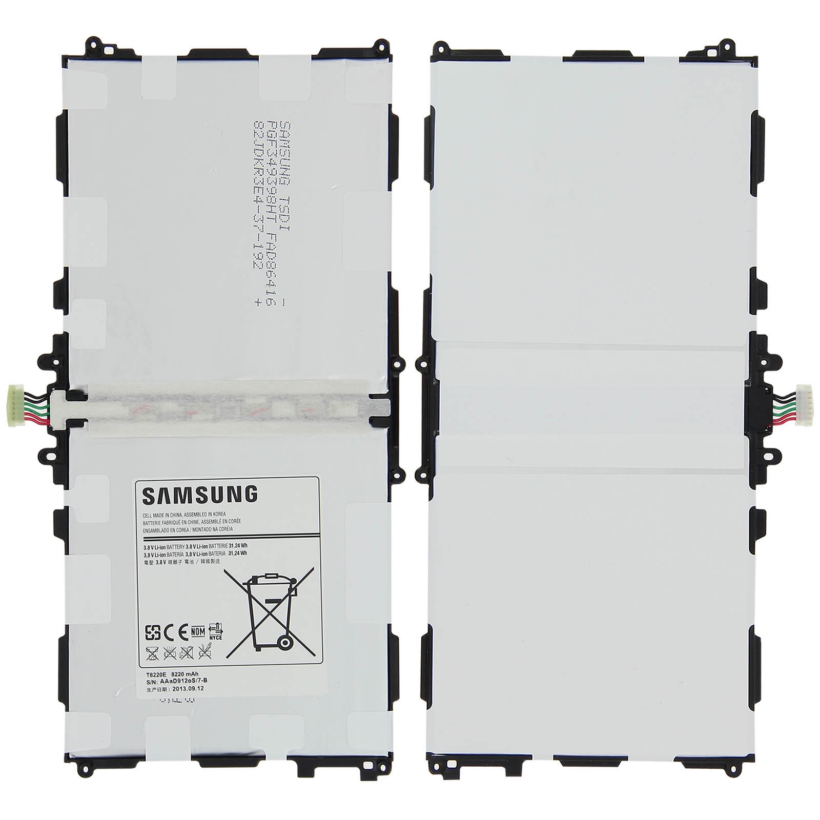 Batterie T8220E haute capacité 8220 mAh pour Galaxy Tab Pro 10.1