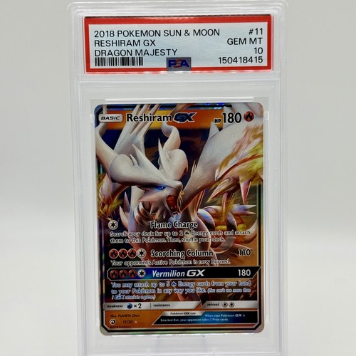 Reshiram-GX graded PSA 10 for sale on eBay