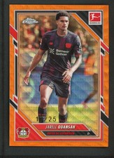 2026 JARELL QUANSAH 17/25 TOPPS CHROME BUNDESLIGA WAVE ORANGE