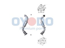 Katalysator Oyodo 20N0068-OYO für VW TOUAREG 7LA 7L6 7L7 TDI AUDI Q7 4LB quattro