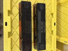 Mickey Thompson Sbc Valve Covers 140r-50b Tall Cast Alum Holley Chevy Mickey Thompson Sbc Valve Covers 140r-50b Tall Cast Alum Holley Chevy