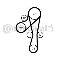 Continental Ctam CT1041K2PRO Zahnriemen Satz FüR Land Rover, Mg, Rover