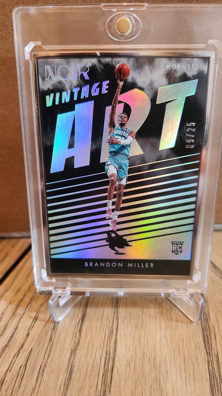 2023-24 NOIR BRANDON MILLER Rookie VINTAGE ART Metal RC /25 RARE 🔥 SP SSP