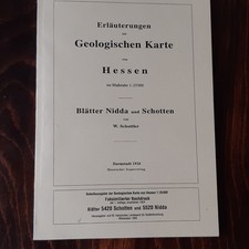 Erläuterung  zur Geologische Karte Hessen Nidda  und Schotten 1:25 000 Faksimile