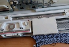 RARE Brother KH891 Lace Punchcard Knitting Machine & KH850 Ribber Set (Boxed)