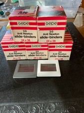 100 NOS Gene AN Anti Newton Slide Binders 24 x 36 Super Thin 5 Boxes of 20 6002