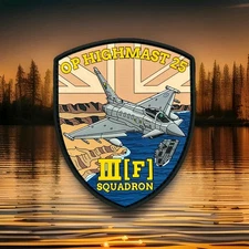 3 F Squadron PVC Patch Operation Highmast III SQN Royal Air Force RAF UK Typhoon