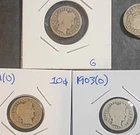 (3) Tougher New Orleans Barber Dimes: 1898(O), 1901(O), 1903(O)