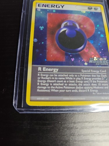 R Energy 95/109 Team Rocket Returns Stamped Reverse Holo  Rare Pokemon - Picture 6 of 14