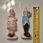 One More for Old Times Sake vintage salt and pepper shaker Enesco pregnancy fun — photo 2