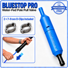 Water Fed Pole Valve, Uni versal Pull Valve for Window Cleaning BlueStop Pro