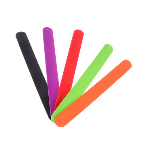 Divertidas pulseras de silicona para niños 10 piezas pulseras de colores mezclados - Imagen 4 de 11
