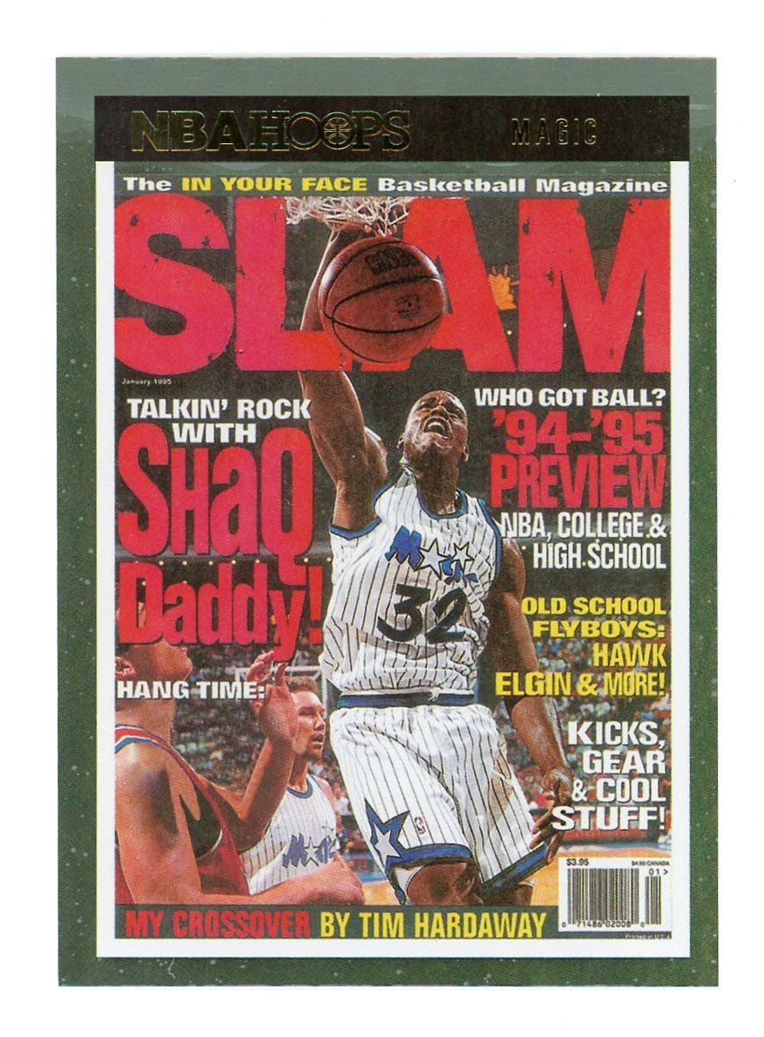 2021-22 NBA Hoops #SLAM3 Shaquille O'Neal SLAM Holo Orlando Magic
