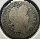1906 BARBER SILVER DIME ~ GOOD ~ NICE COIN ~ 90% SILVER