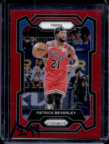 2023-24 Panini Prizm Patrick Beverley Prizms Red #222/299 76ers