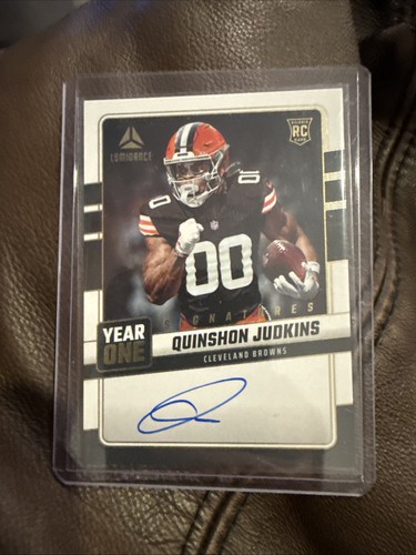 2025 Panini Luminance QUINSHON JUDKINS RC Rookie Auto Year One Browns FO6